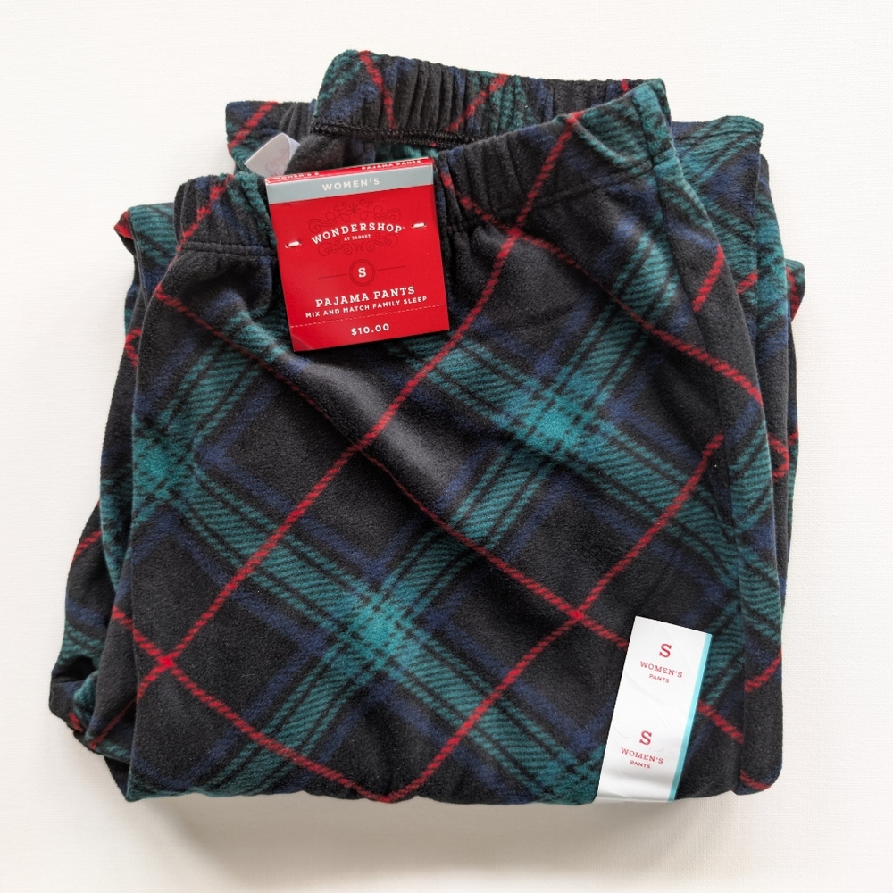Plaid Fleece Pajama Pants